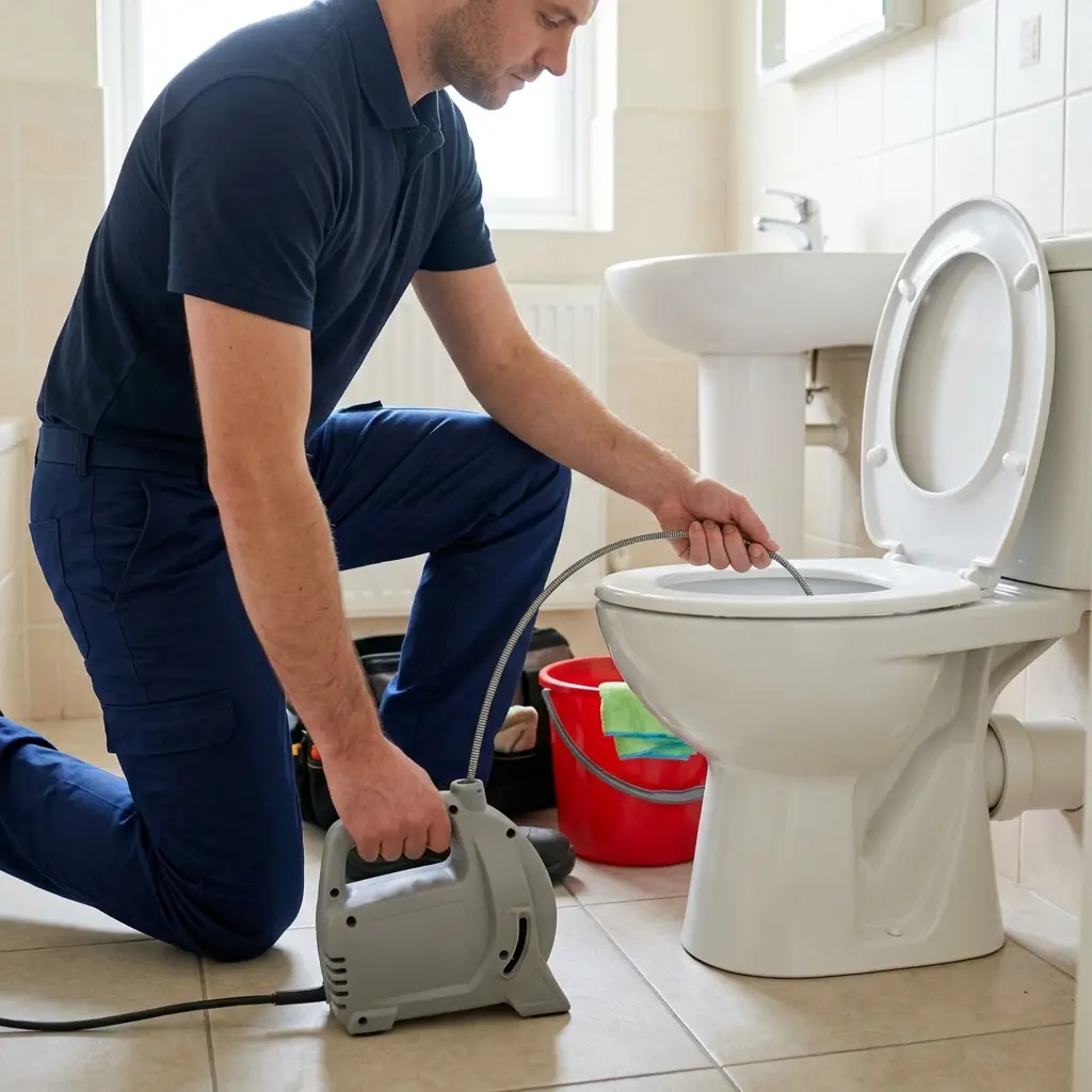 Une technique de débouchage précise et sans produits toxiques
