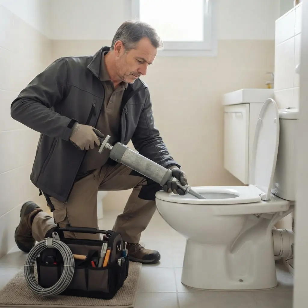 Notre méthode de débouchage WC à Château-Salins