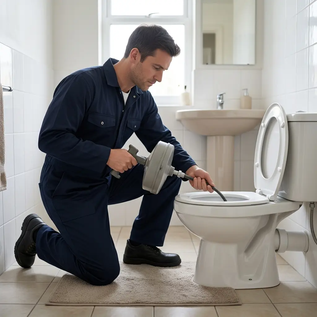 Comment nous intervenons pour déboucher votre WC à Théding