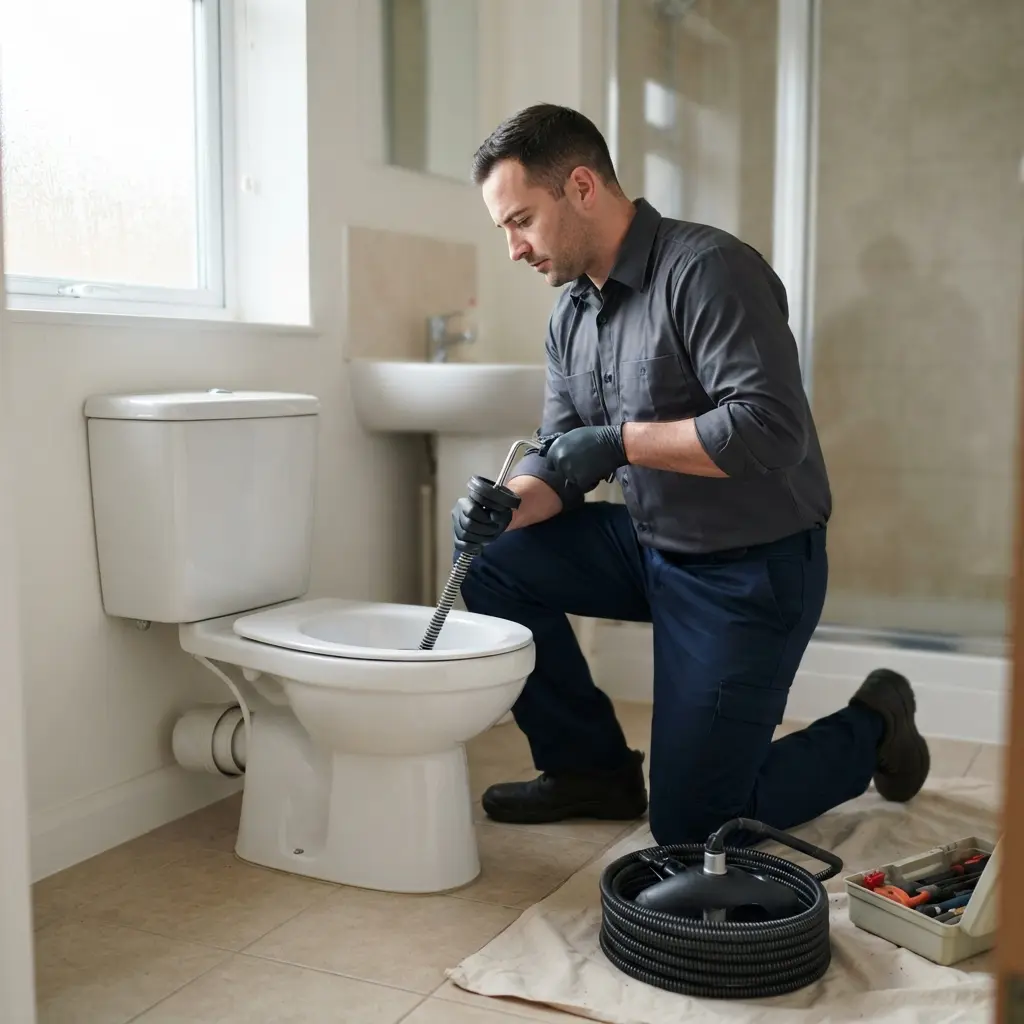 Une technique de débouchage précise et sans dégâts