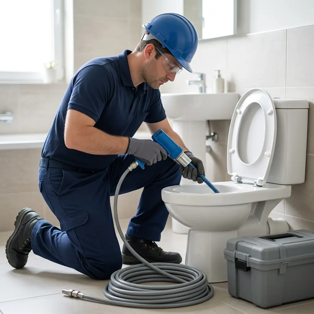 Notre méthode de débouchage WC à La Broque : diagnostic et intervention rapide.
