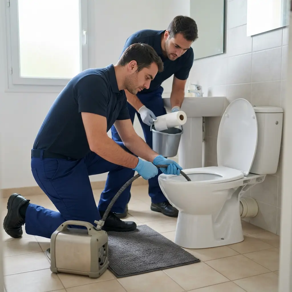 Comment se déroule l’intervention de débouchage WC à Village-Neuf ?