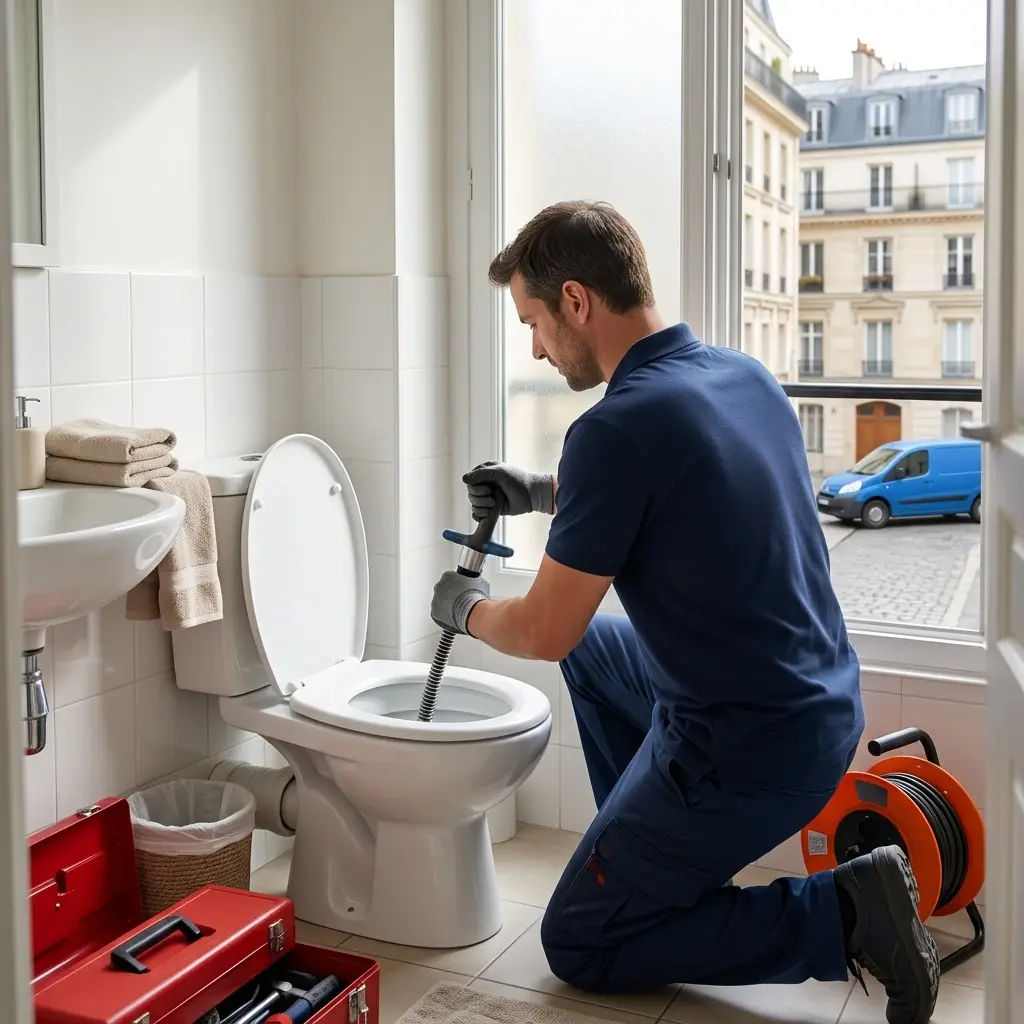 Comment réagir face à des toilettes bouchées à Paris 7e ?
