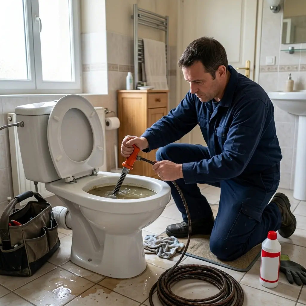 Comment réagir face à un WC bouché à Villemer ?