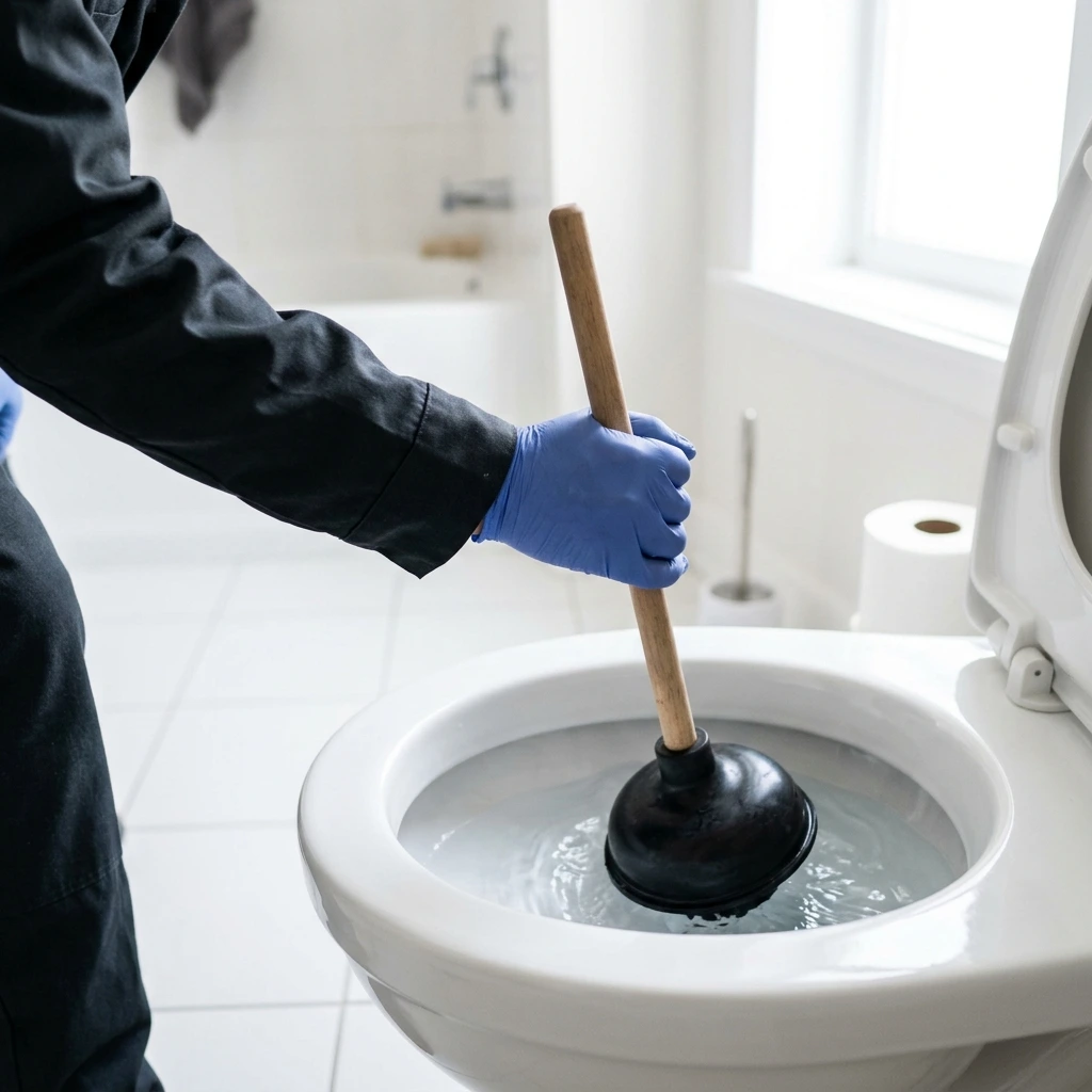 Une technique de débouchage précise et sans produits toxiques