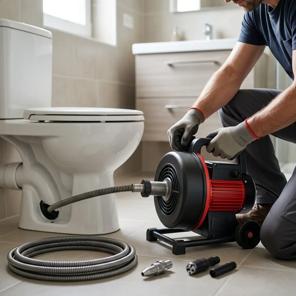 Une technique de débouchage précise et sans dégâts