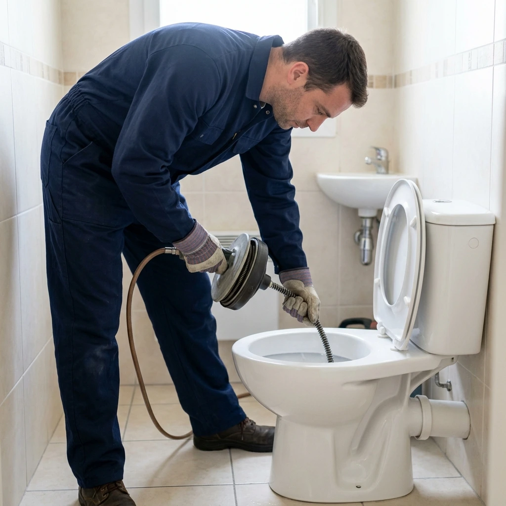 Une technique de débouchage précise et sans dégâts
