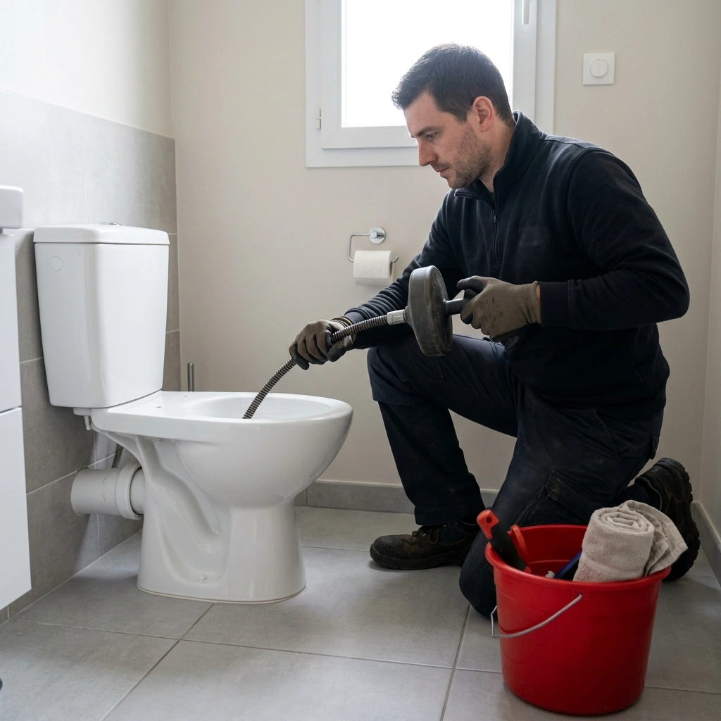 Débouchage WC Montainville (78124)