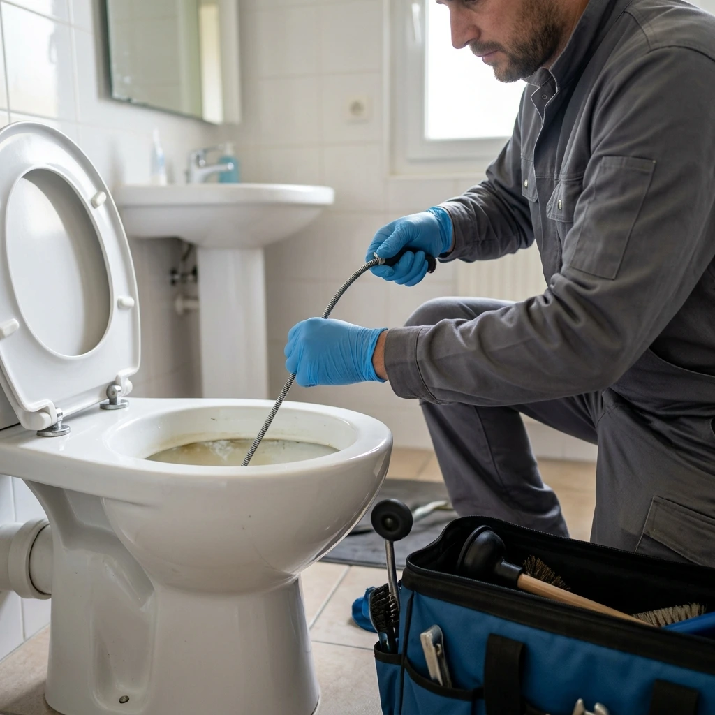 Notre méthode de débouchage WC à Morainvilliers