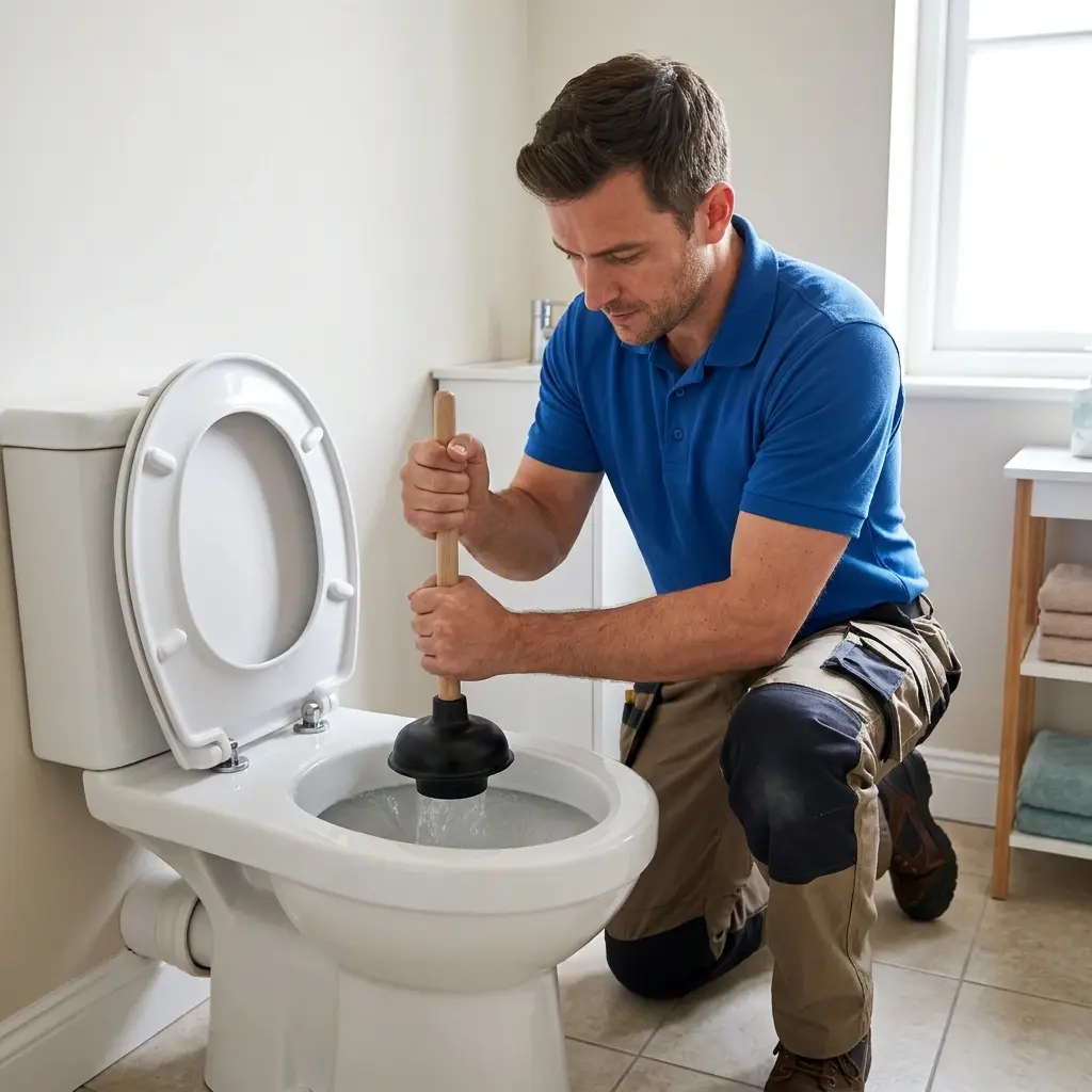 Notre façon de déboucher un WC à Houilles