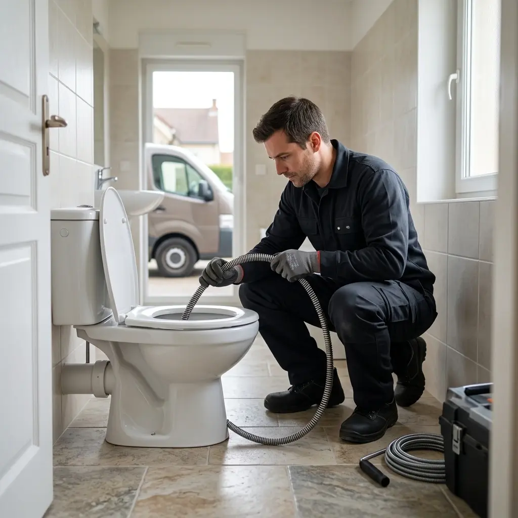 Notre méthode de débouchage WC à Gambais