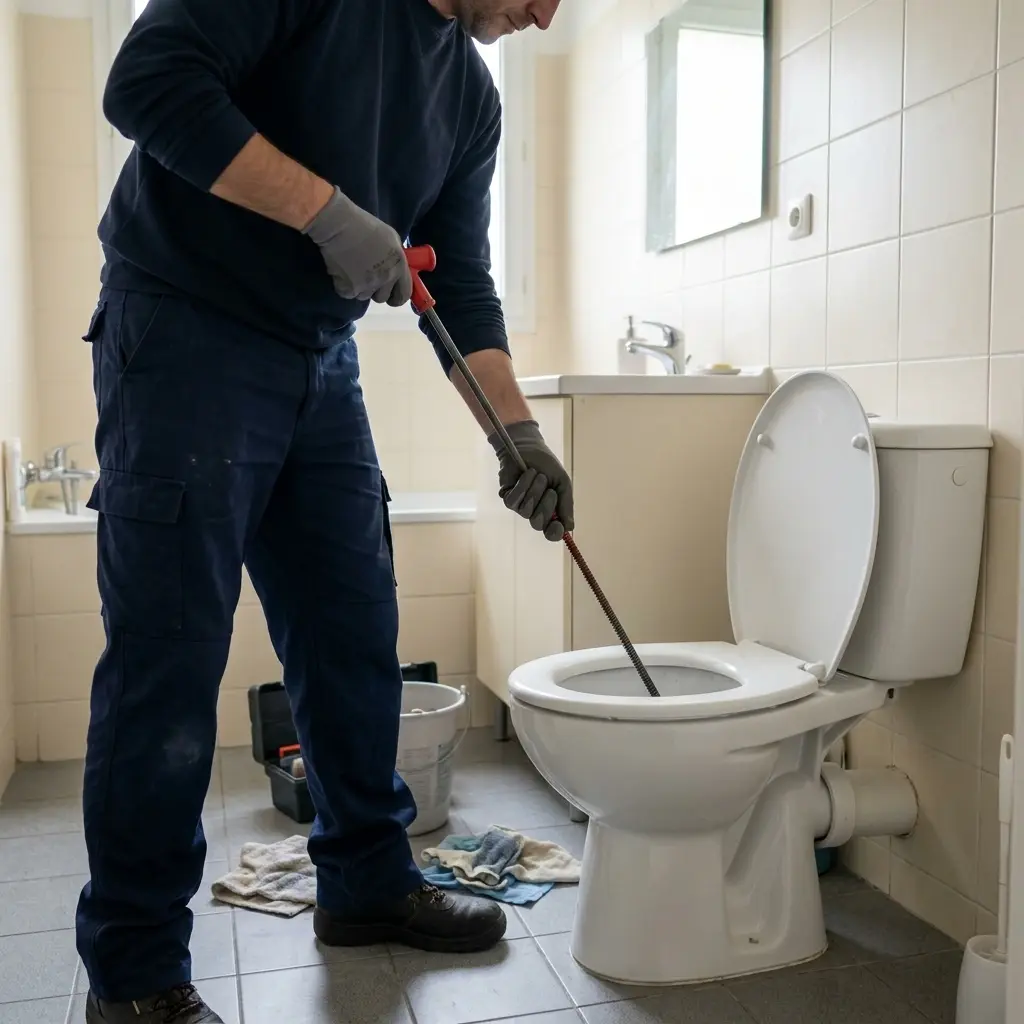 Notre méthode de débouchage WC à Bréval