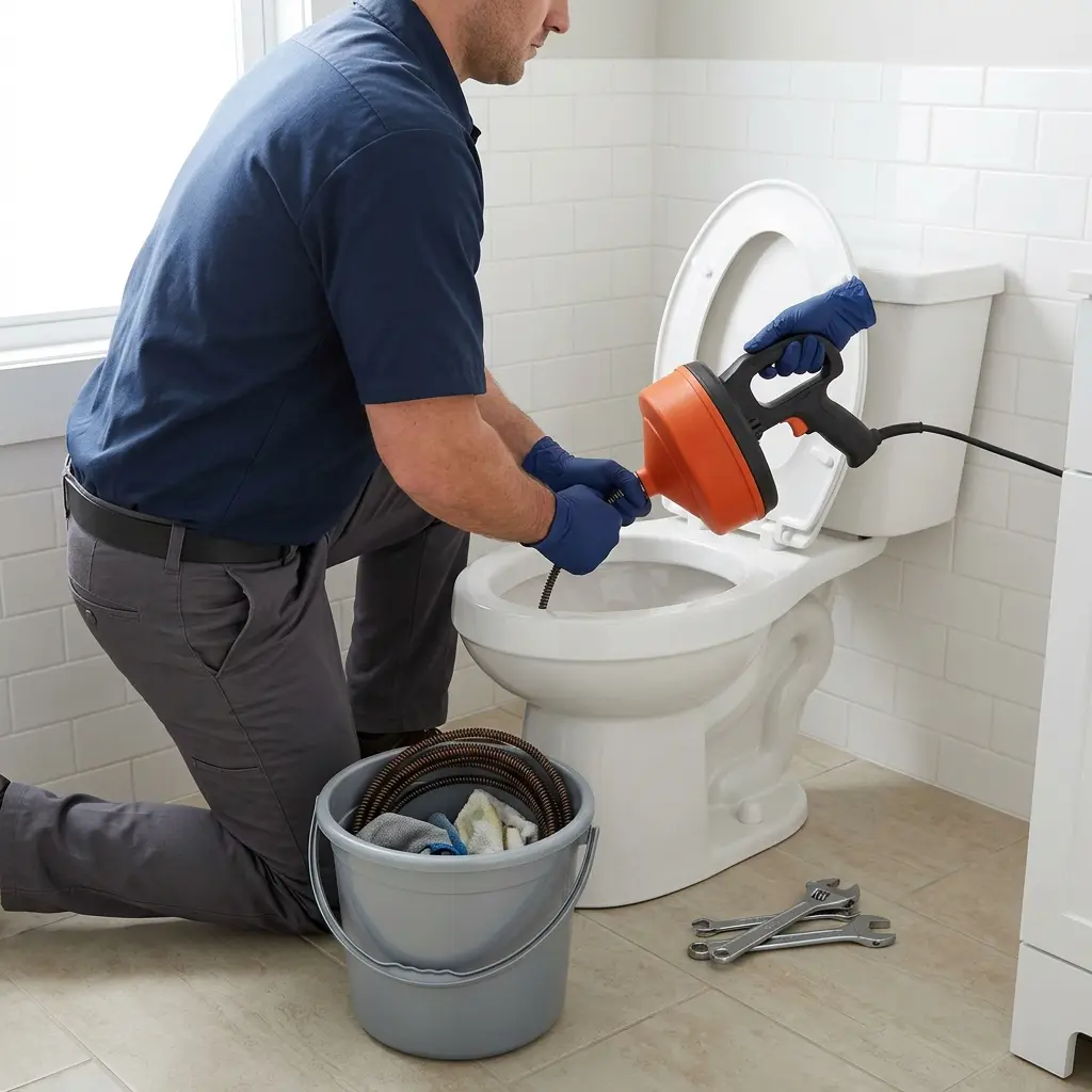 Notre méthode de débouchage WC en profondeur