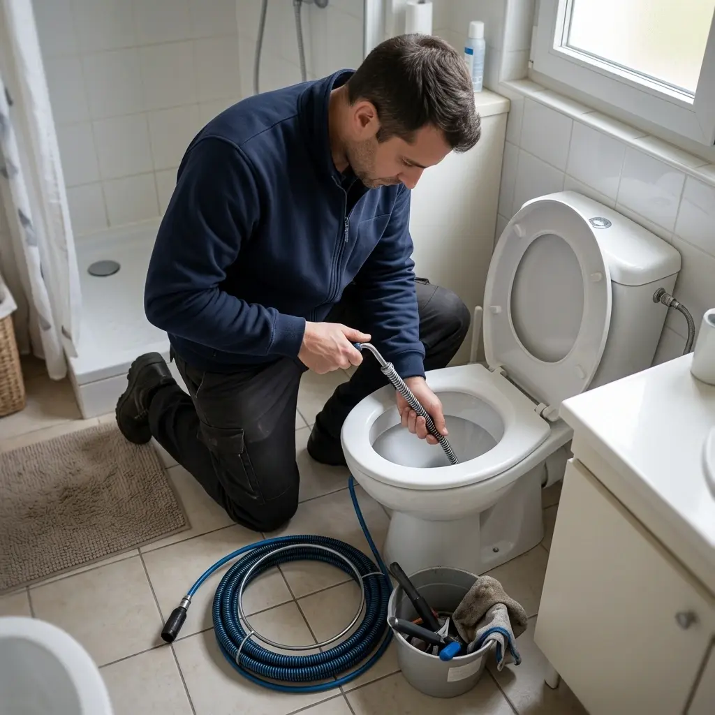 Notre méthode de débouchage WC à Forges‑les‑Bains