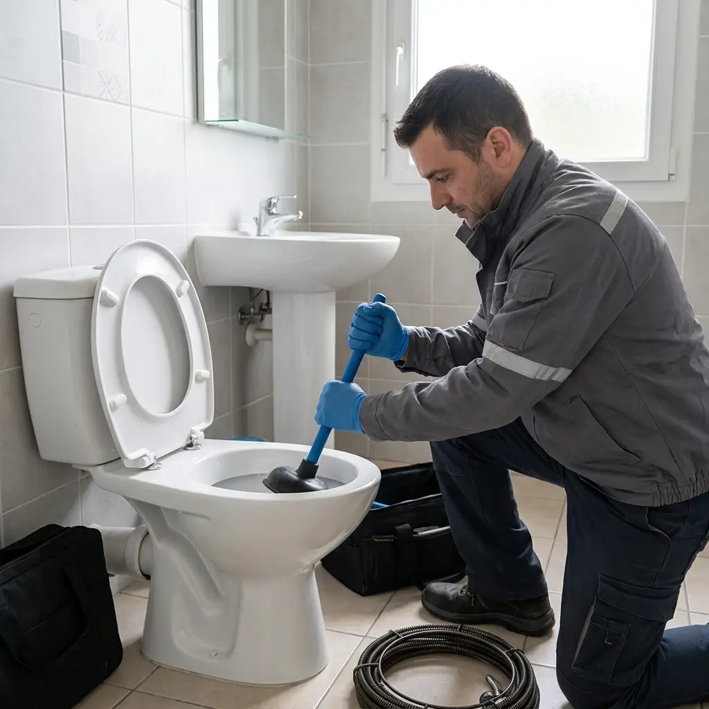 Notre méthode de débouchage WC à Lardy