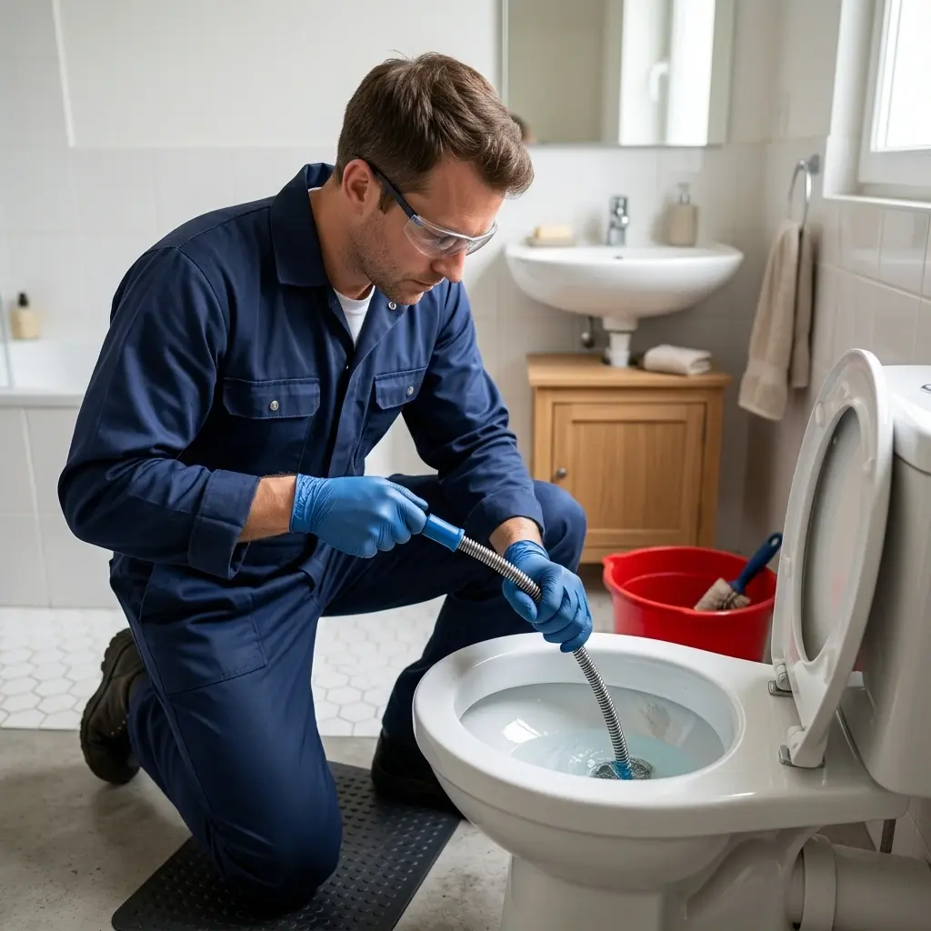 Une technique de débouchage précise et sans dégâts