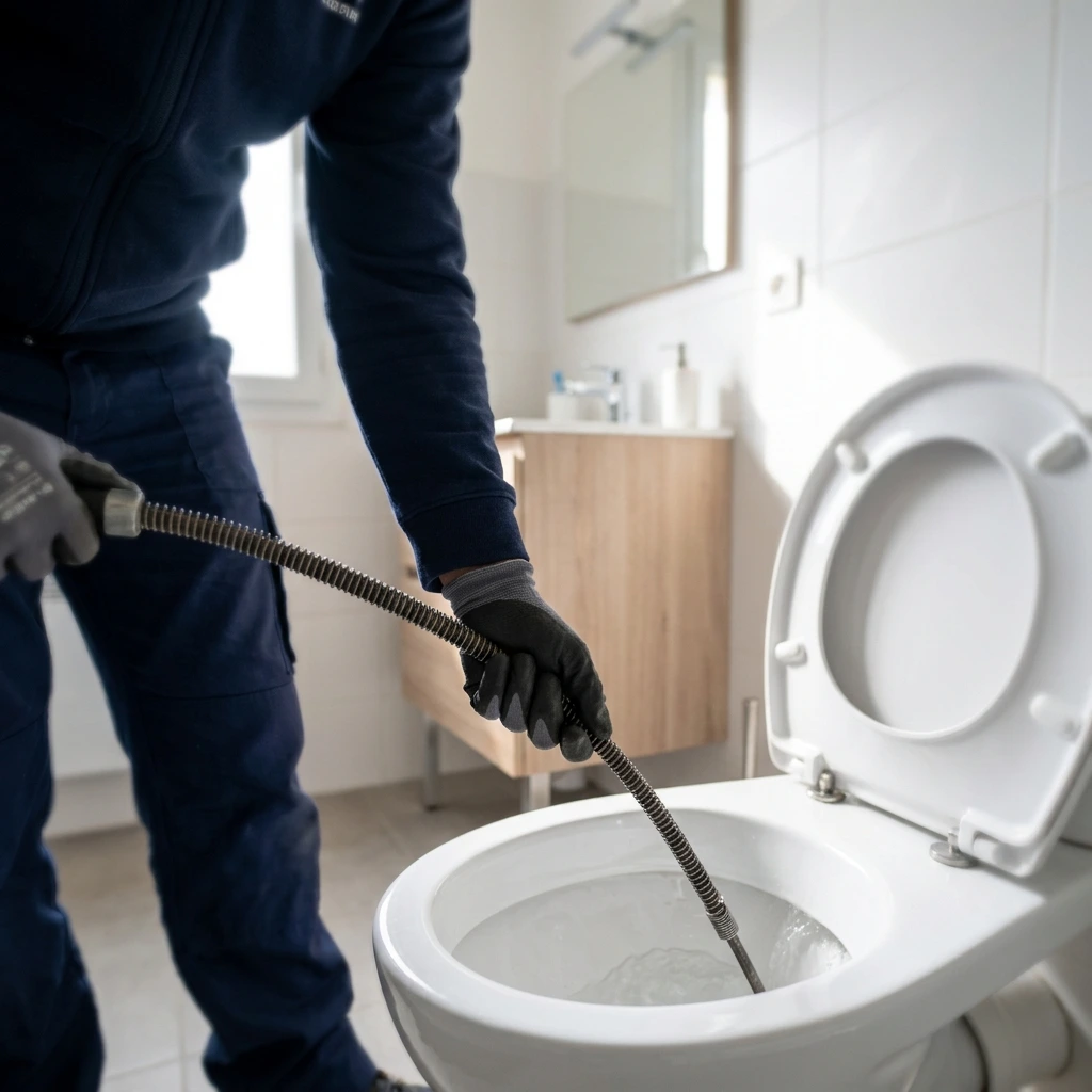 Comment se déroule l'intervention de débouchage à Ormoy ?