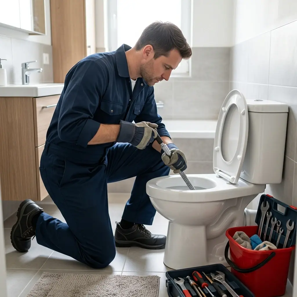 Notre méthode pour un débouchage WC efficace à La Ville-du-Bois