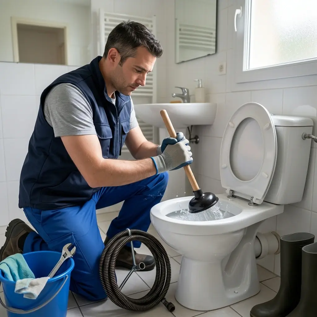 Notre méthode de débouchage WC à Cheptainville
