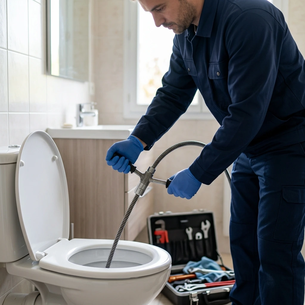 Le déroulement du débouchage WC à Janvry, sans tracas