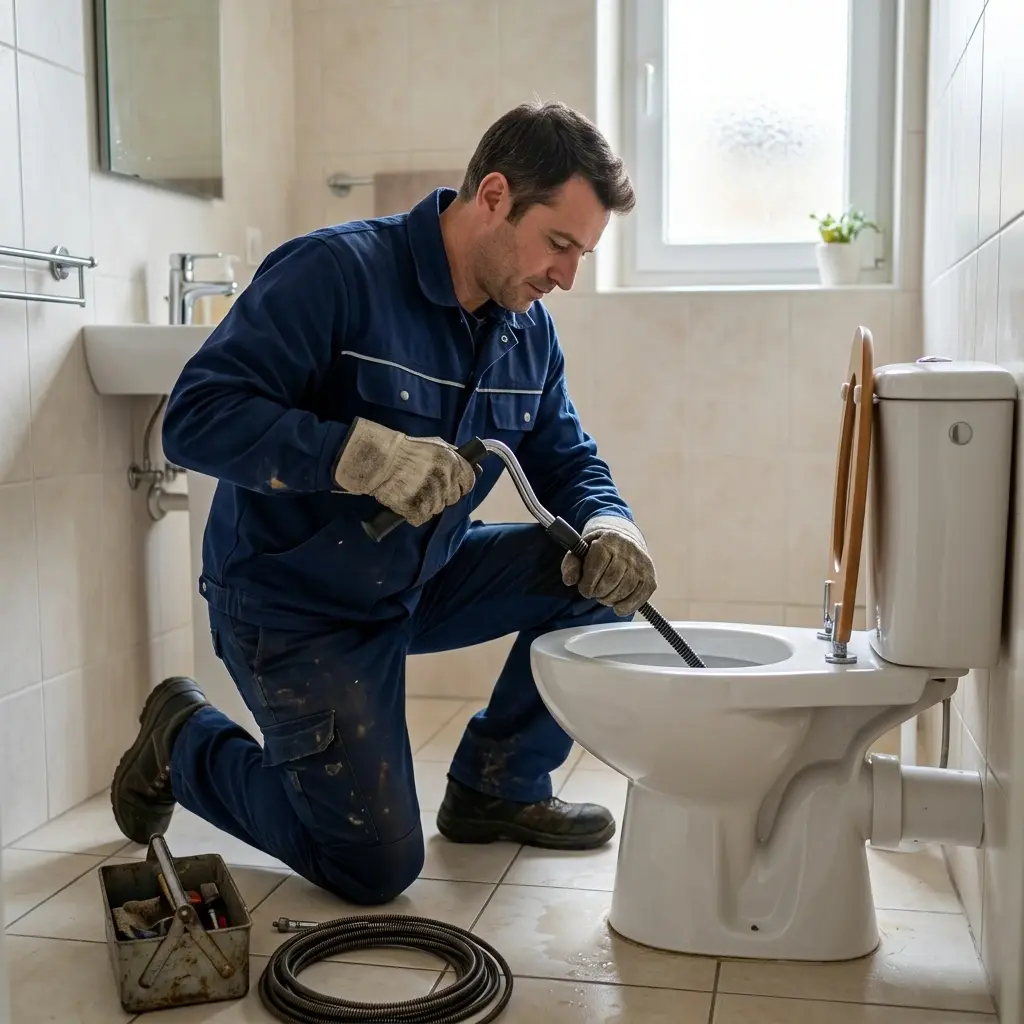 Comment se déroule l’intervention de débouchage WC à Champcueil