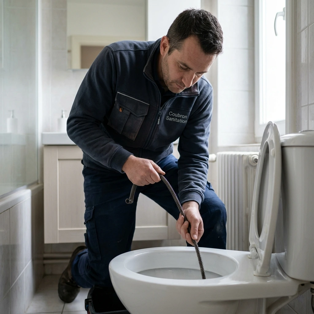 Notre approche du débouchage WC à Coubron