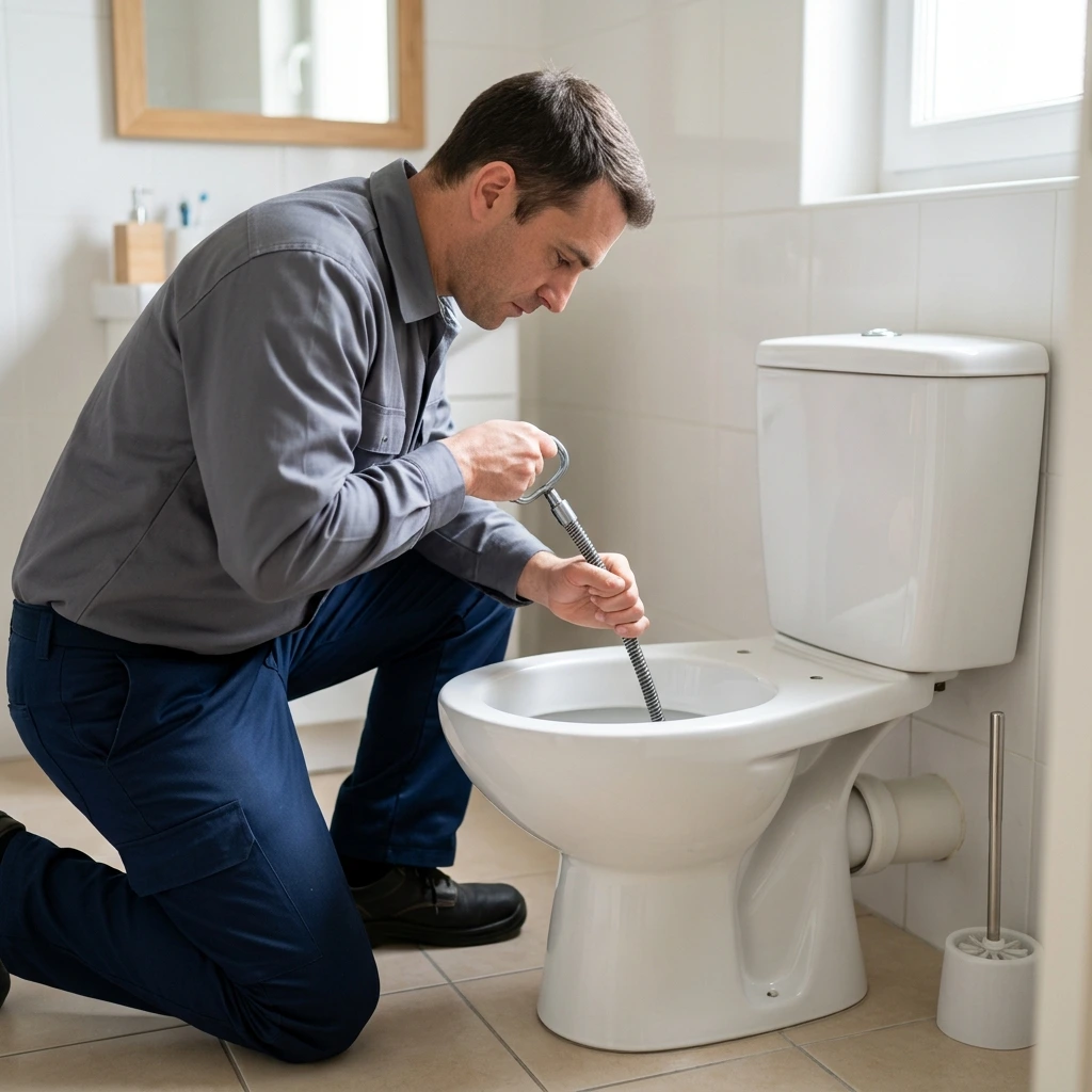 Comment réagir face à des toilettes bouchées à Jouy-le-Moutier ?