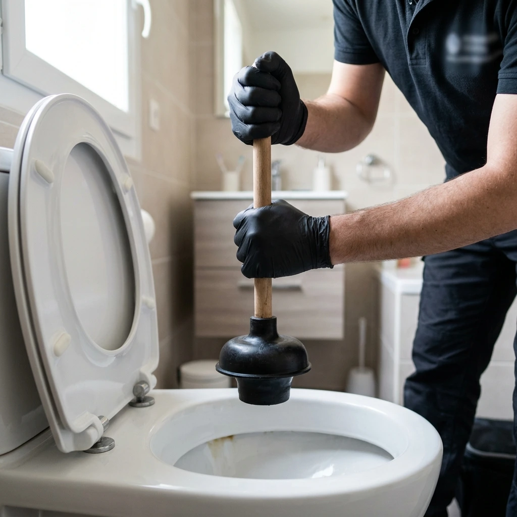 Comment se déroule l'intervention de débouchage à Persan ?