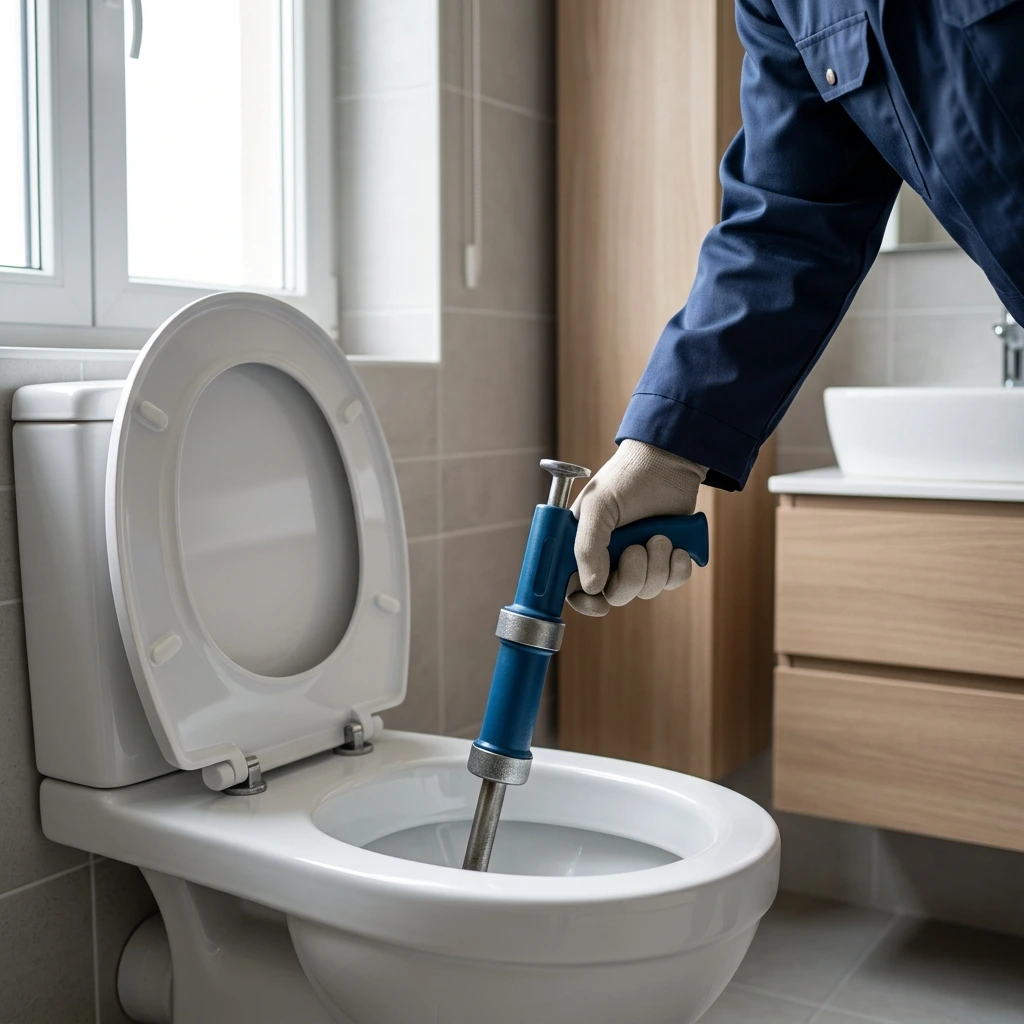 Une technique de débouchage précise et sans dégâts