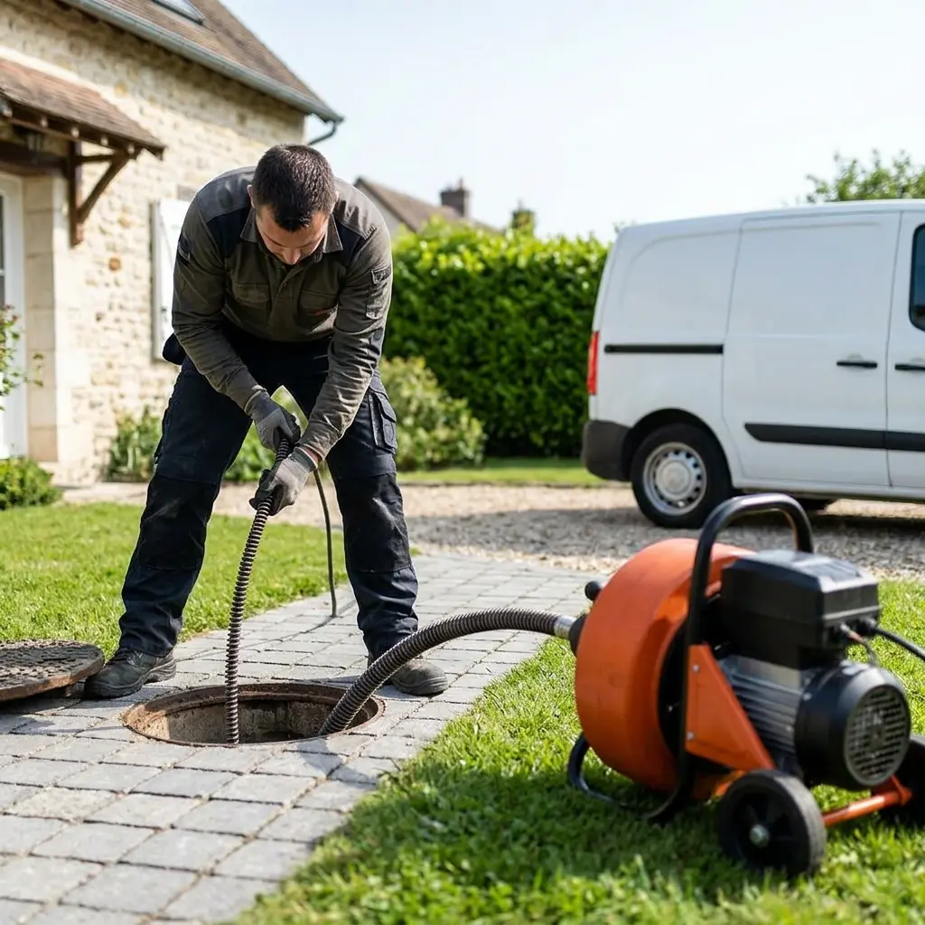 Une technique de débouchage précise et sans dégâts