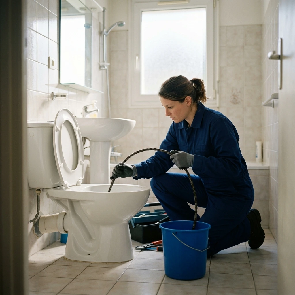 Débouchage WC Chauvry (95560)