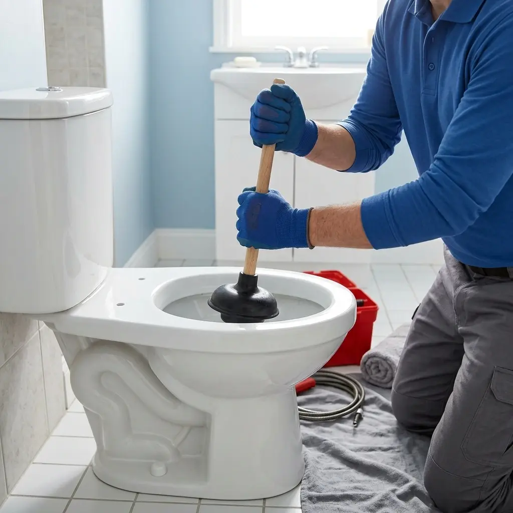 Comment réagir face à un WC bouché à Marines ?
