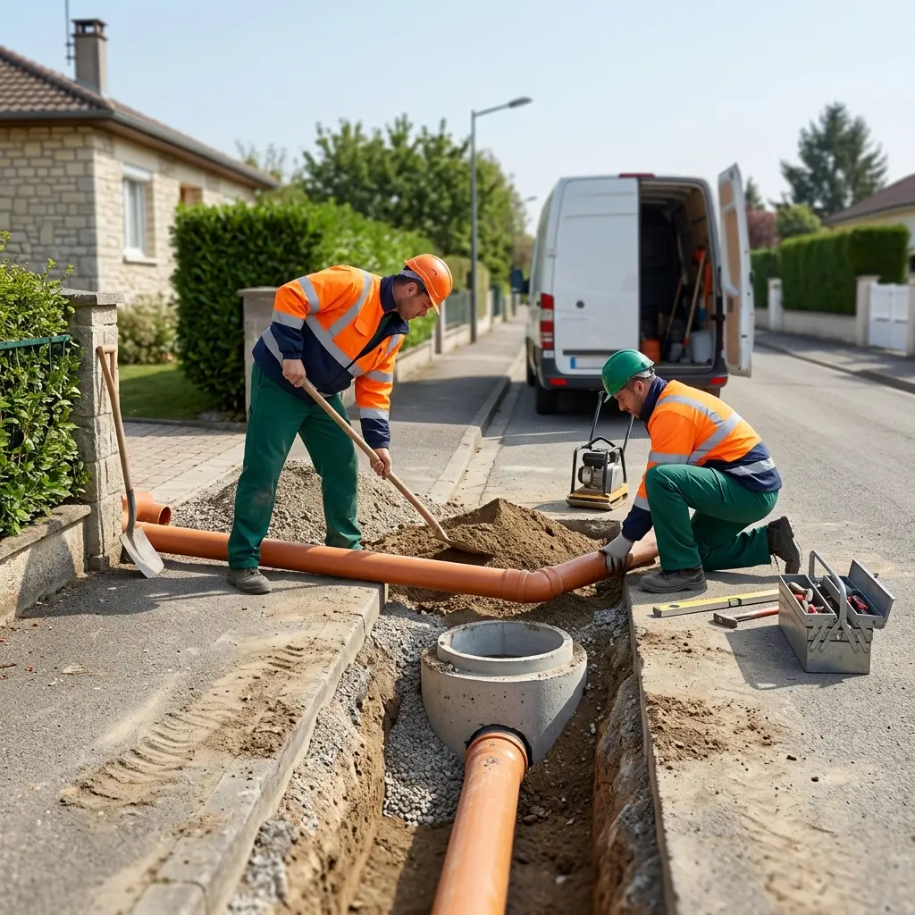 Problématiques courantes de raccordement et d'évacuation dans la Meuse