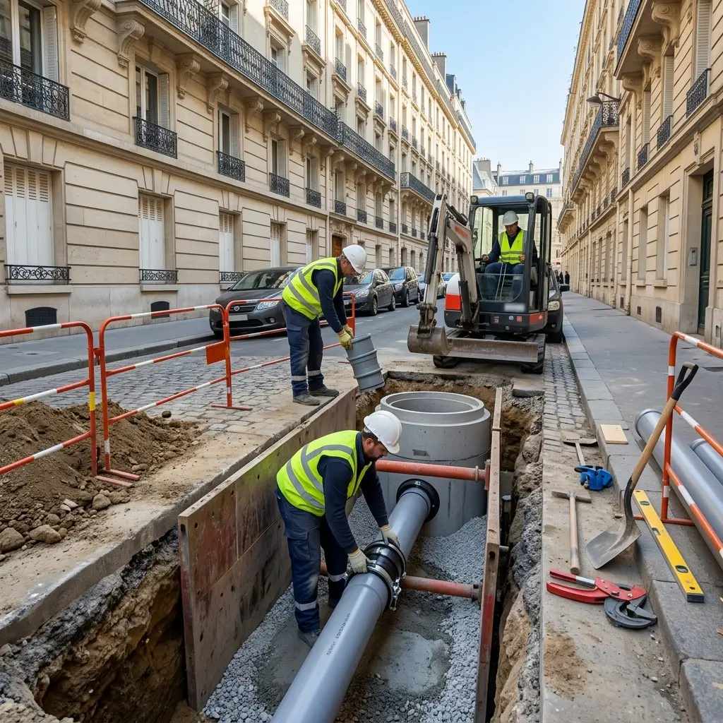 Le déroulement de vos travaux d'assainissement