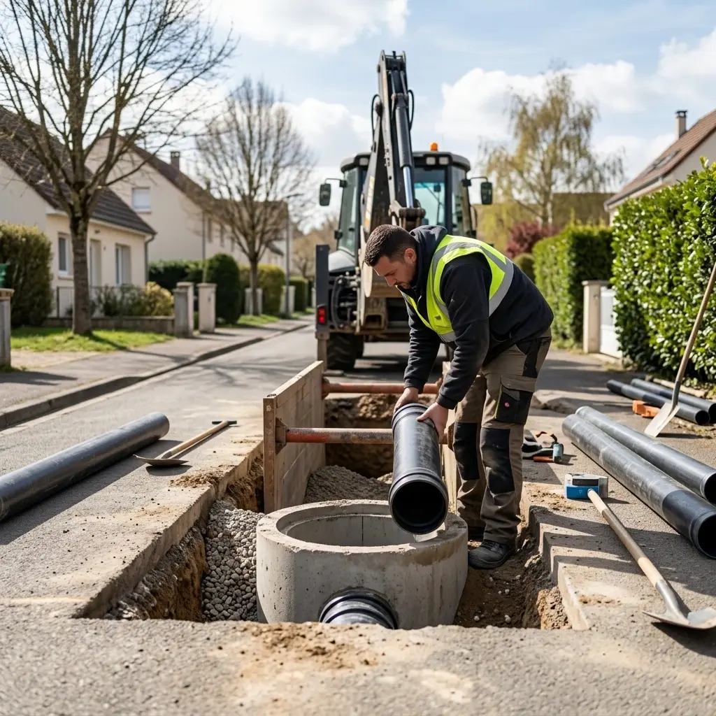 Comment se déroule le raccordement au tout à l'égout dans le Val-d'Oise ?