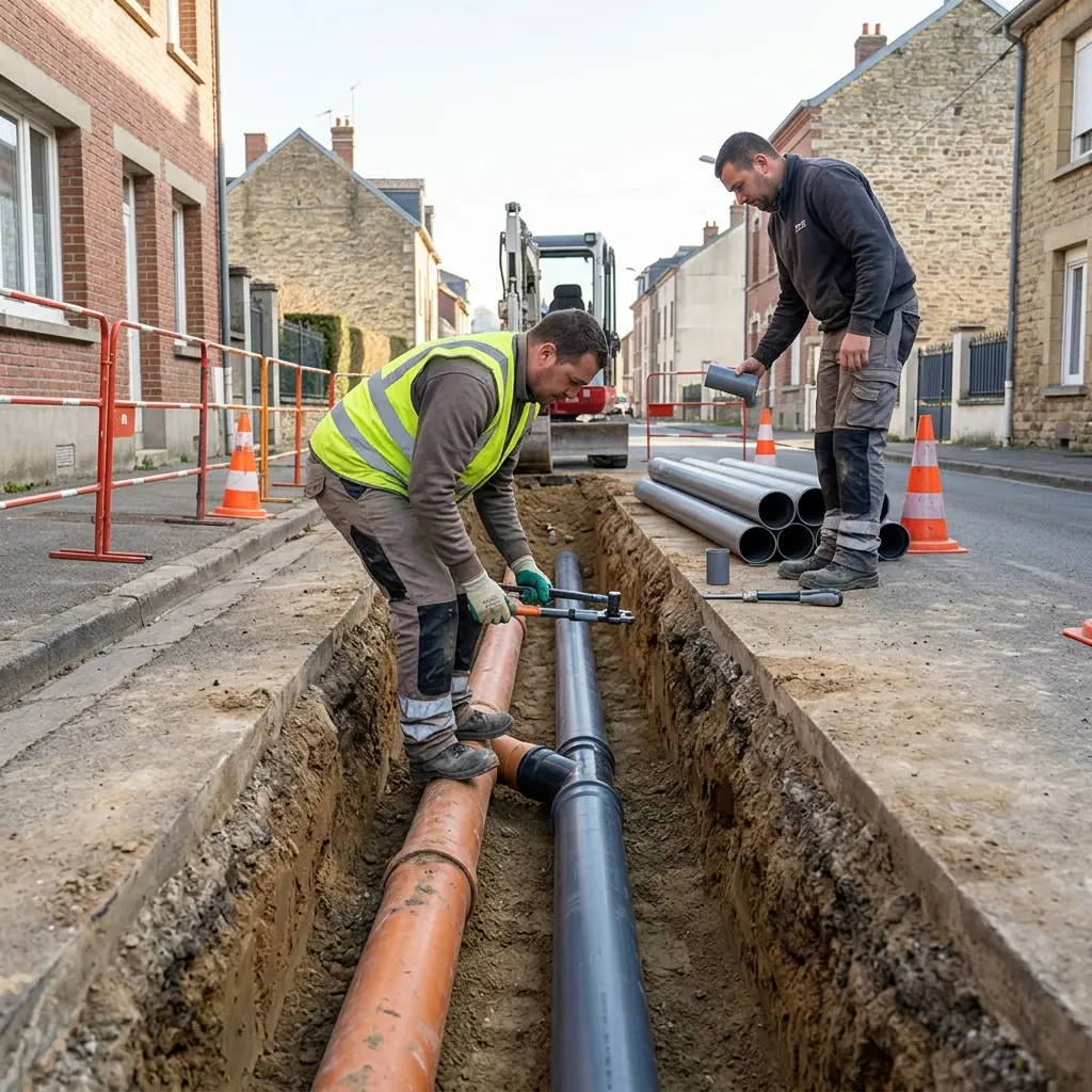 Raccordement au tout à l'égout Charleville-Mézières (08000)