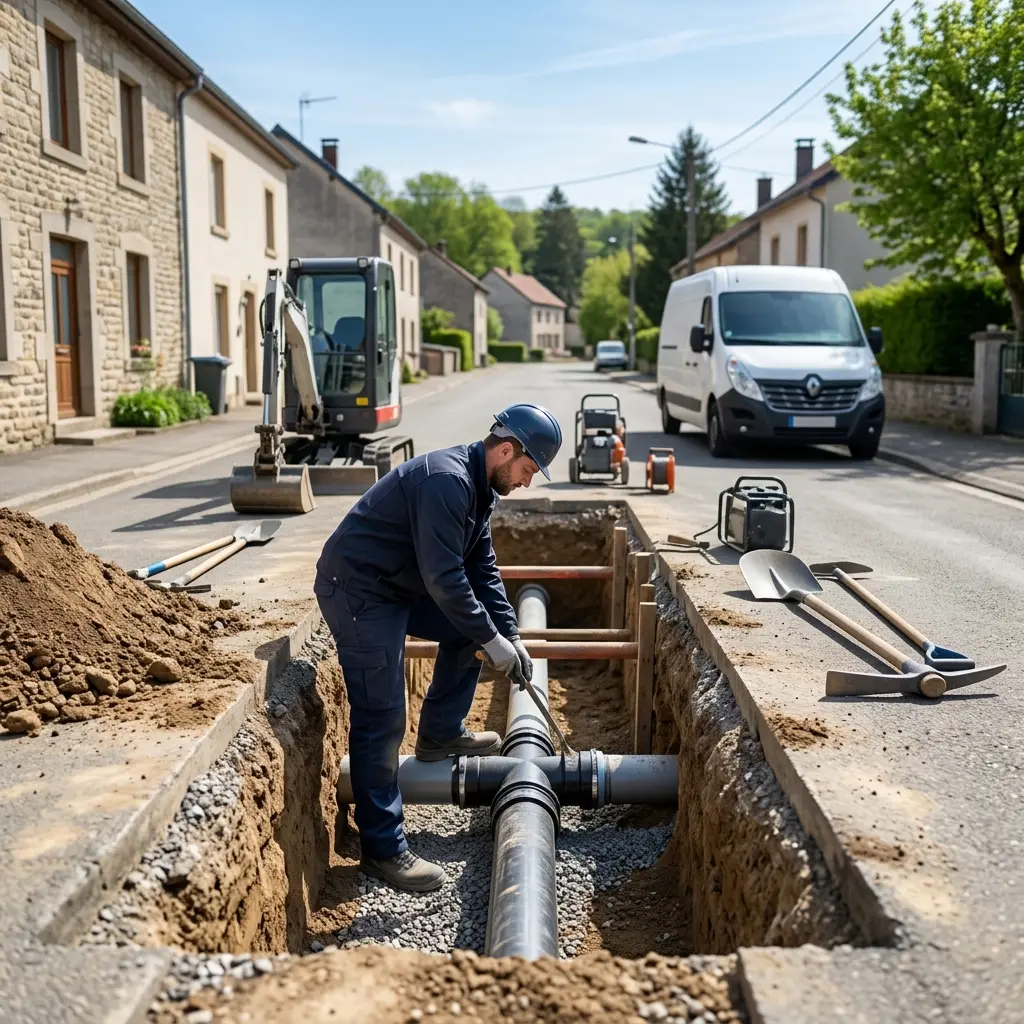 Raccordement au tout à l'égout Bogny-sur-Meuse (08120)