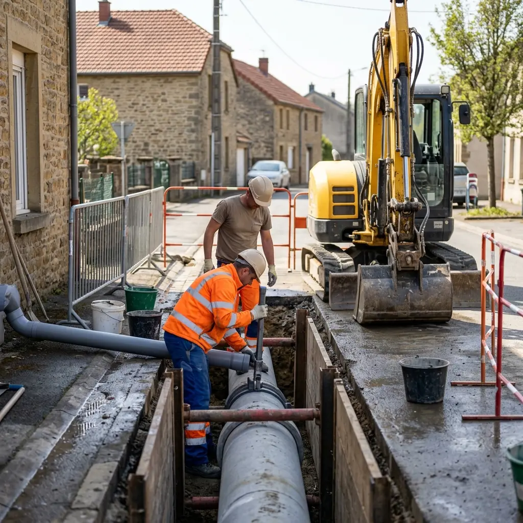Comment se déroule l'intervention de raccordement à Bazeilles ?