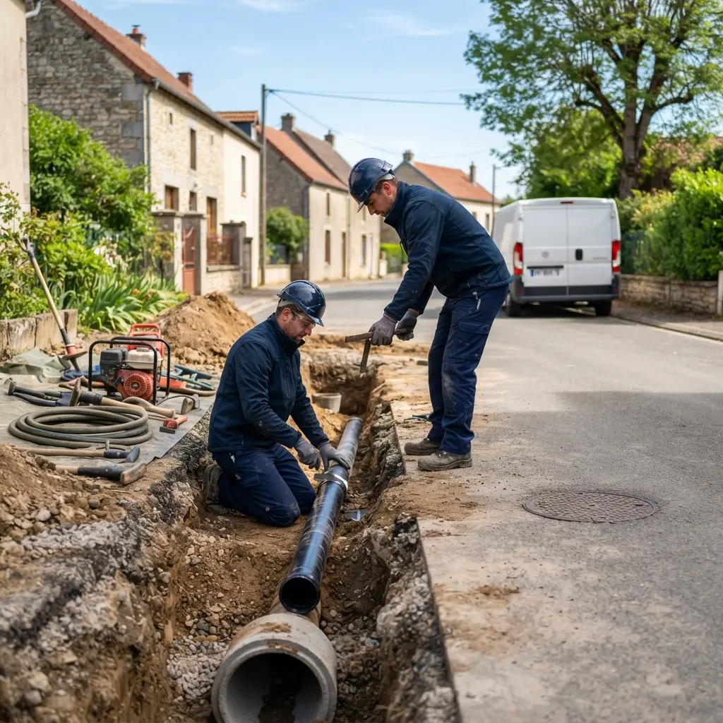 Raccordement au tout à l'égout Revin (08500)