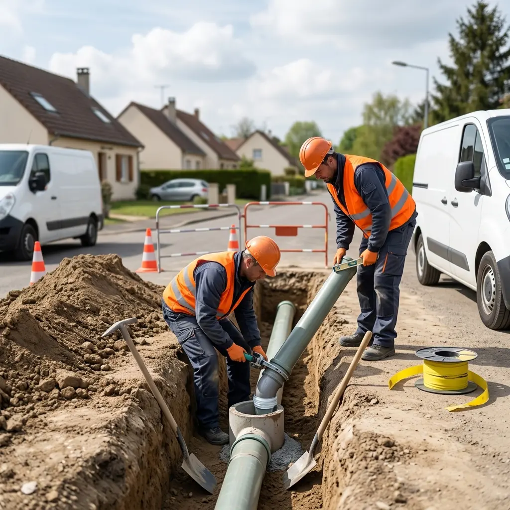 Raccordement au tout à l'égout Romilly-sur-Seine (10100)