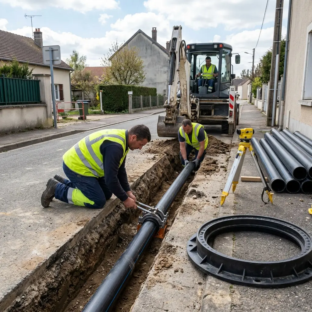Raccordement au tout à l'égout Bar-sur-Seine (10110)