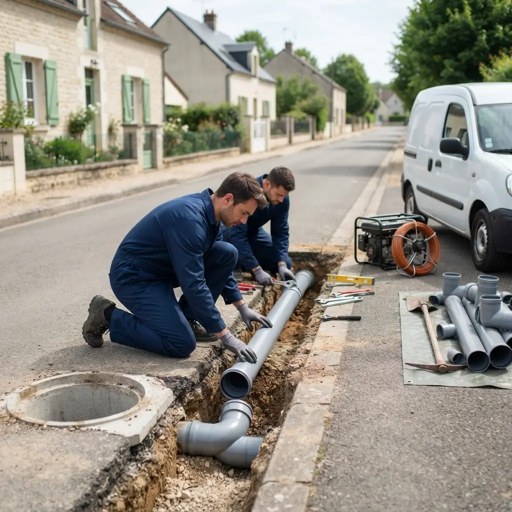 Raccordement au tout à l'égout Saint-André-les-Vergers (10120)