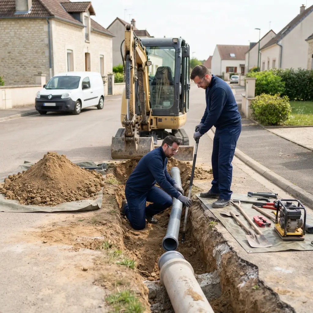 Comment se déroule le raccordement aux Noës-près-Troyes ?