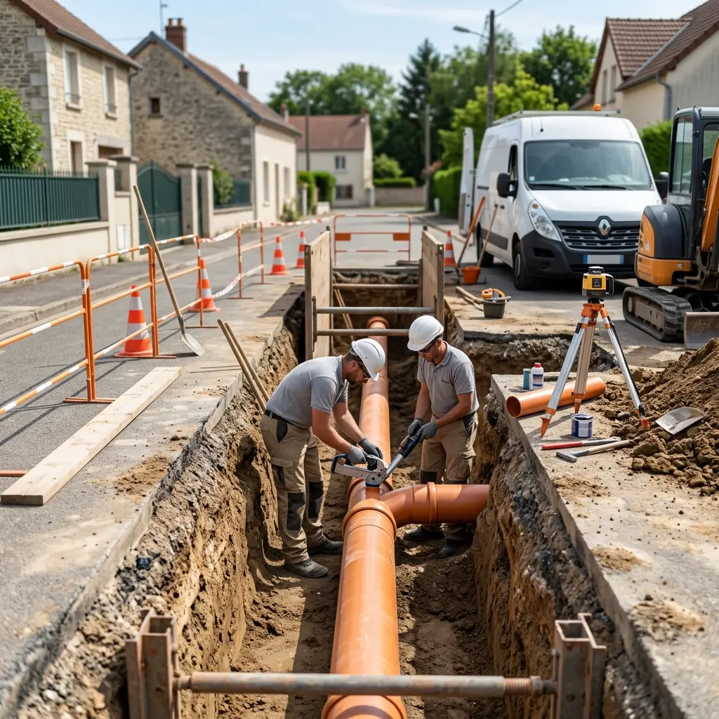 Comment se déroule le raccordement à La Rivière-de-Corps ?