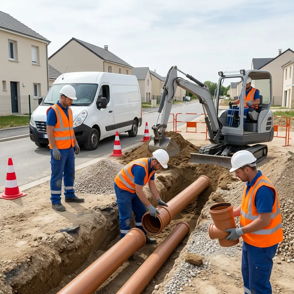 Raccordement au tout à l'égout Muizon (51140)