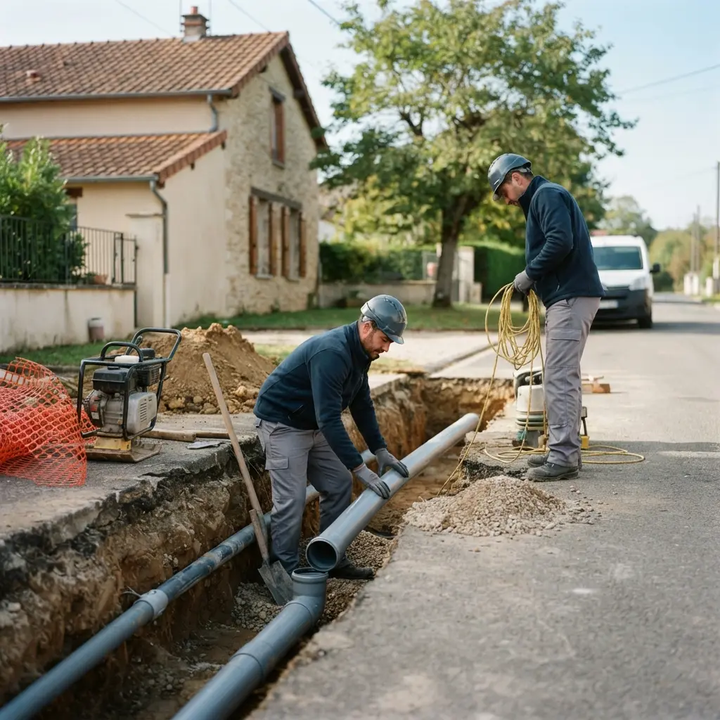 Raccordement au tout à l'égout Montmirail (51210)