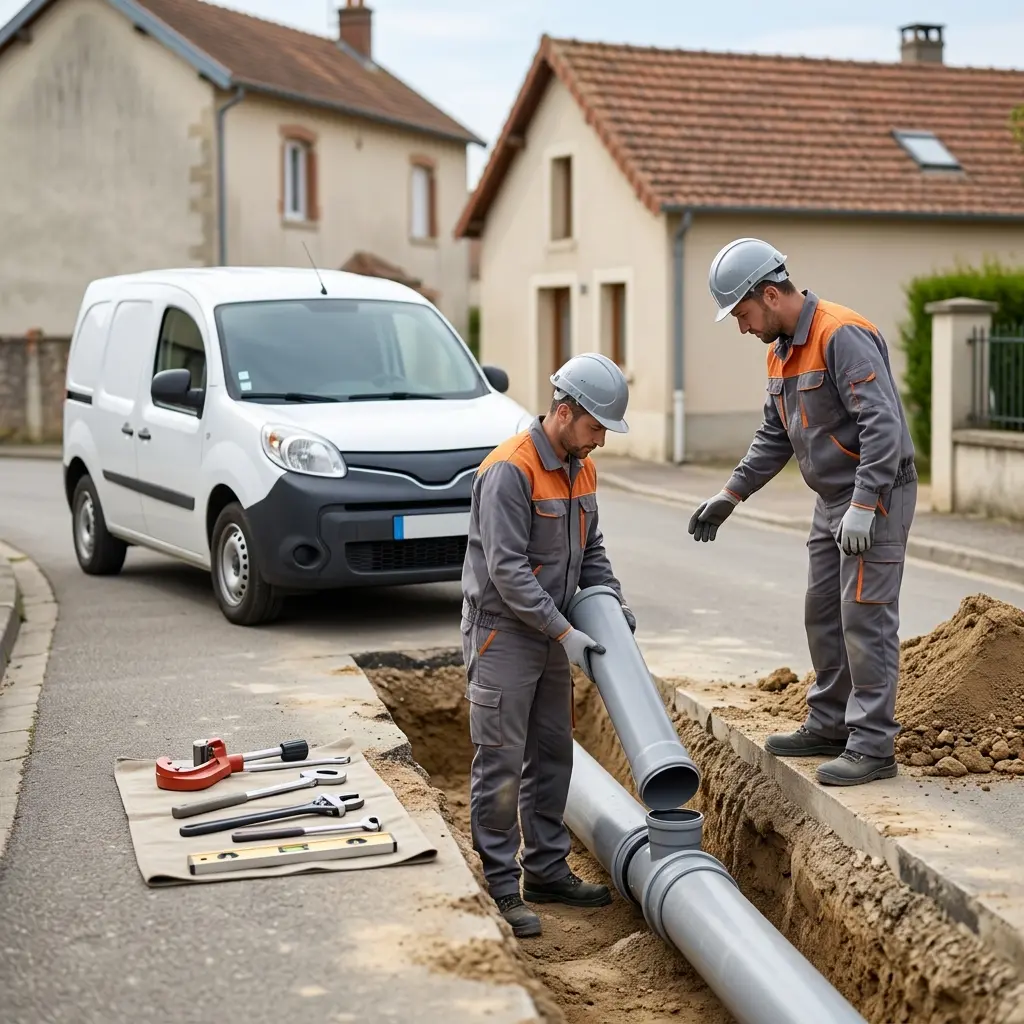Processus complet de raccordement à Fère-Champenoise, de l'inspection à la remise en service
