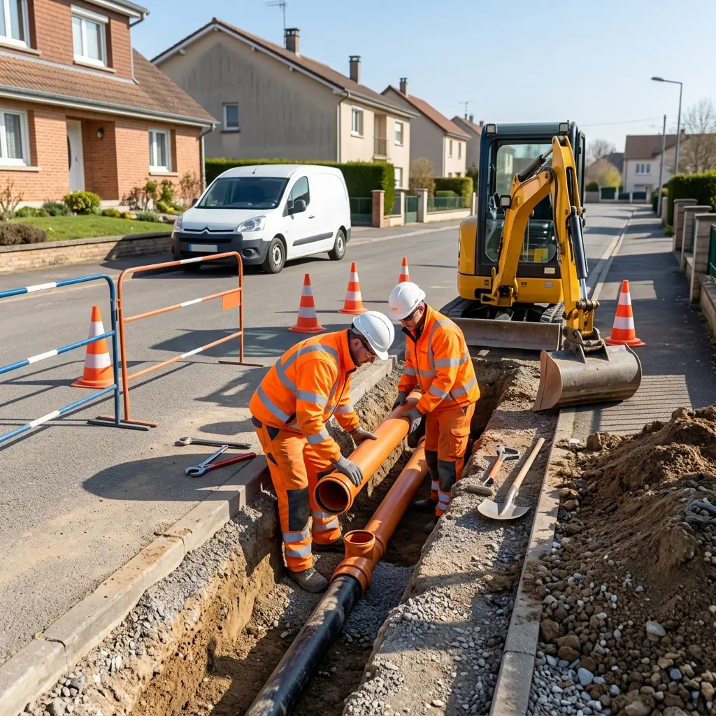 Raccordement au tout à l'égout Vitry-le-François (51300)