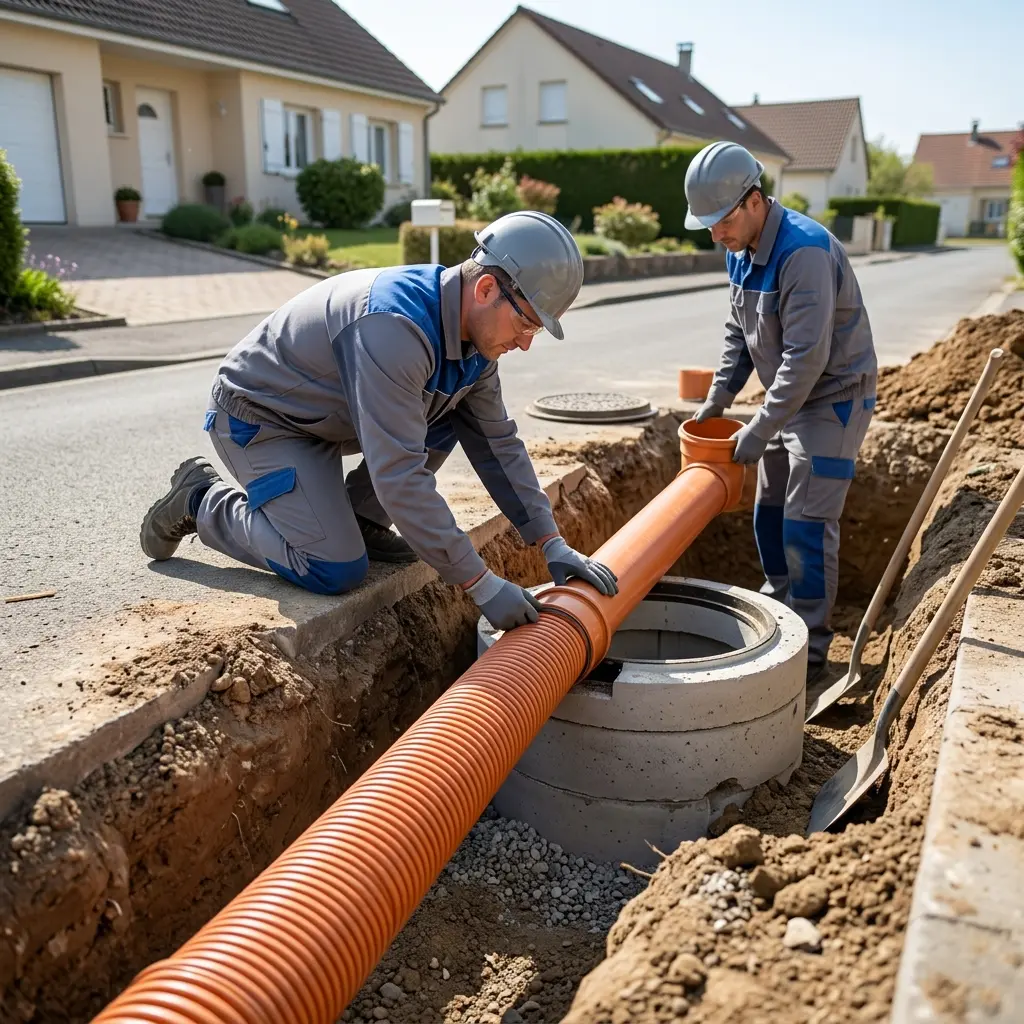 Un raccordement au tout-à-l'égout fiable et conforme