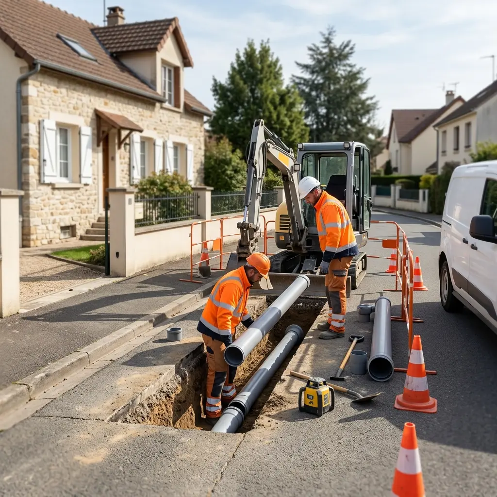 Raccordement au tout à l'égout Saint-Brice-Courcelles (51370)